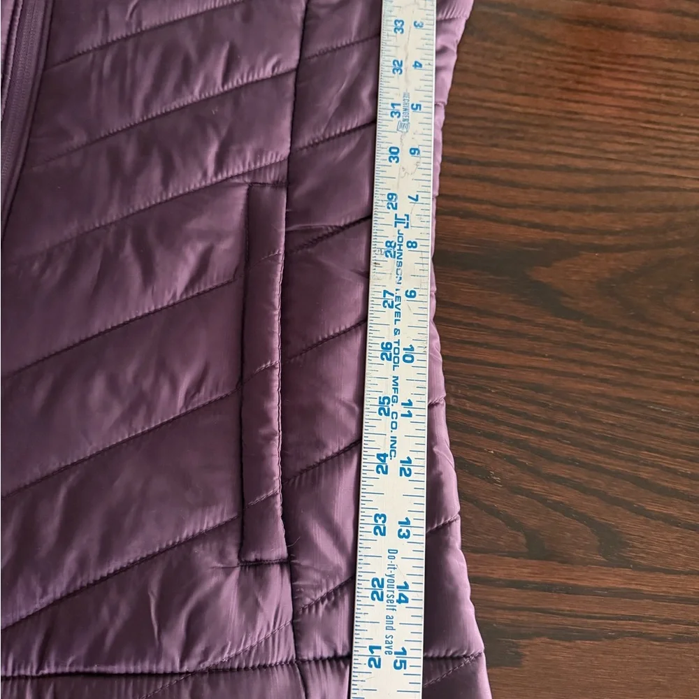 Columbia Omni Heat Insulated Puffer Vest Deep Purple Sz S NWOT - Picture 4 of 8